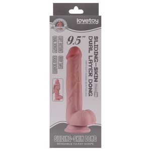 Protese Realistica 24cm Dupla Intensidade Dual Layer Dong Vipmix