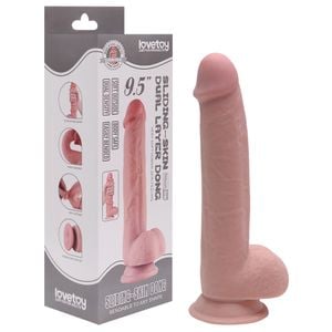 Protese Realistica 24cm Dupla Intensidade Dual Layer Dong Vipmix