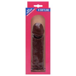 Penis De Borracha Macico 17 X 4cm Kgel