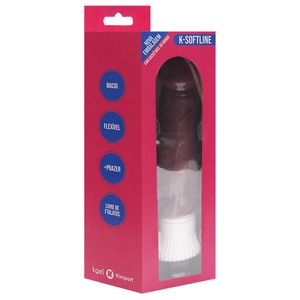 Penis Vibrador Com Ventosa 15 X 4cm Kgel