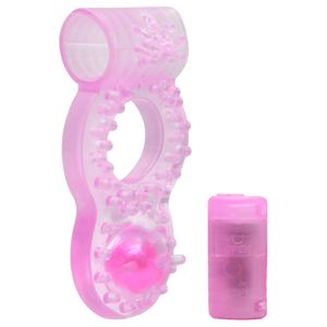 Anel Peniano Vibrador Perola Duplo Prazer Sexy Import