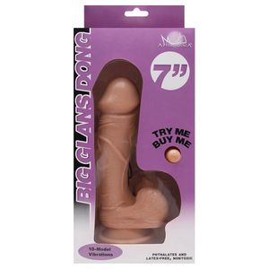 Penis Realistico Vibrador Big Glans Dong 7 Sexy Import