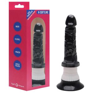 Penis Vibrador Com Ventosa 175 X 38cm Kgel