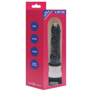 Penis Vibrador Com Ventosa 17 X 4cm Kgel