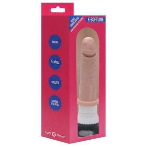 Penis Vibrador Com Ventosa 17 X 4cm Kgel