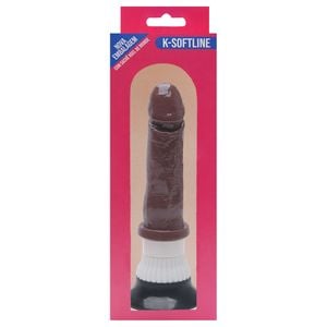 Penis Vibrador Com Ventosa 17 X 4cm Kgel