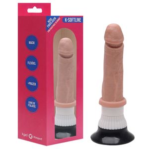 Penis Vibrador Com Ventosa 17 X 4cm Kgel