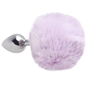 Plug Anal Medio Aco Pompom Coelho Sexy Import