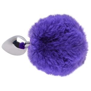 Plug Anal Medio Aco Pompom Coelho Sexy Import