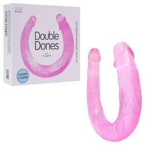 Penis Double Dones Realistico Duplo Sexy Import