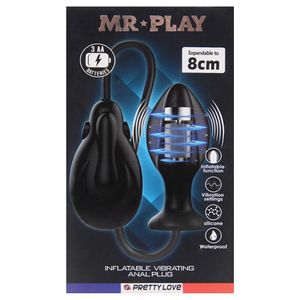 Plug Anal Inflavel Vibrador Mr Play Vipmix