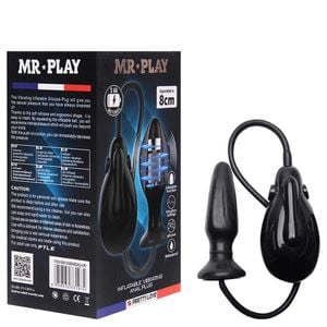 Plug Anal Inflavel Vibrador Mr Play Vipmix