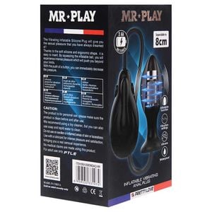 Plug Anal Inflavel Vibrador Mr Play Vipmix