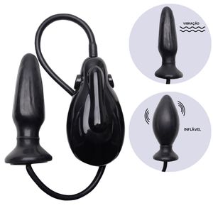 Plug Anal Inflavel Vibrador Mr Play Vipmix