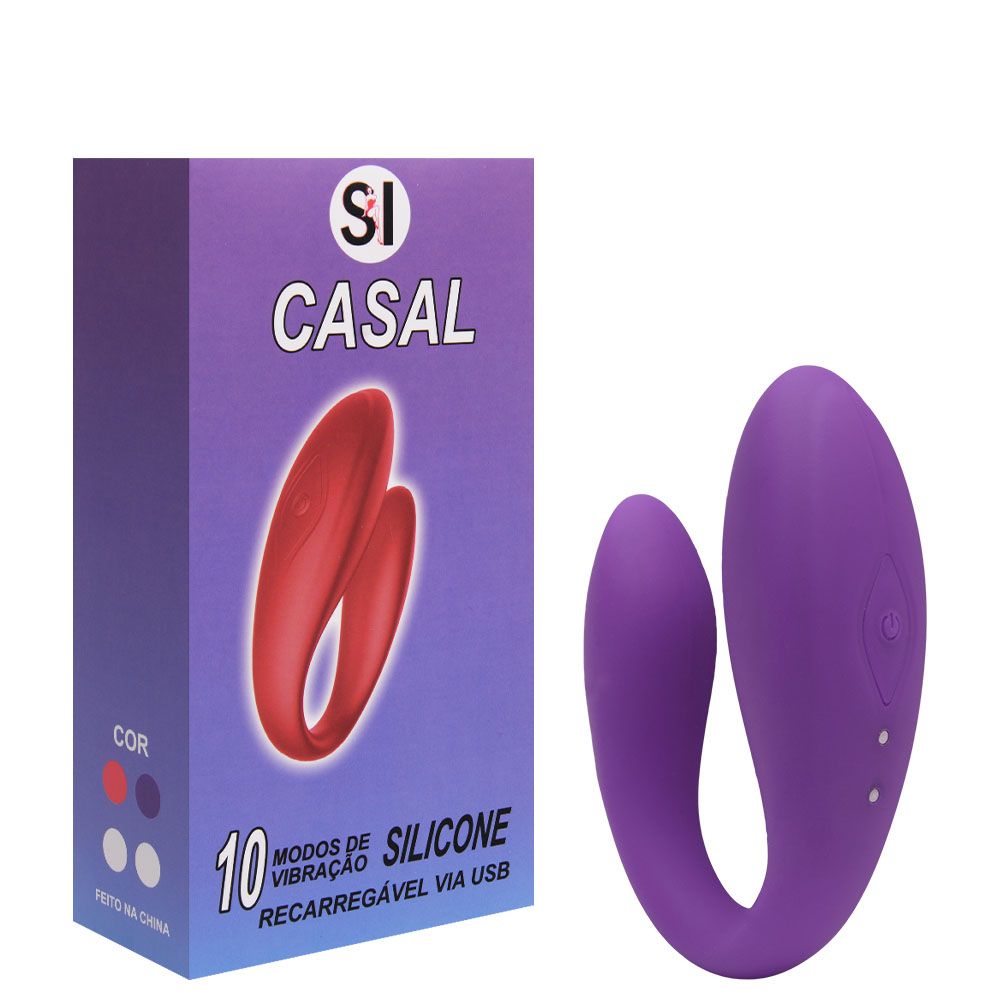 Vibrador Casal 10 Vibrações Cotrole Sem Fio SI - Gall