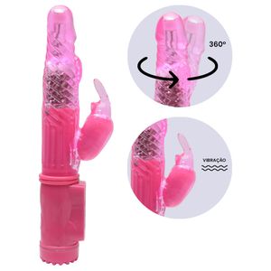 Vibrador Rotativo 36 Vibracoes Recarregavel Sexy Import