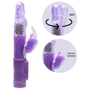 Vibrador Rotativo 36 Vibracoes Recarregavel Sexy Import