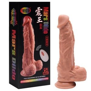 Penis Realistico 20 Vibracoes Mars Dildo 205cm Vipmix