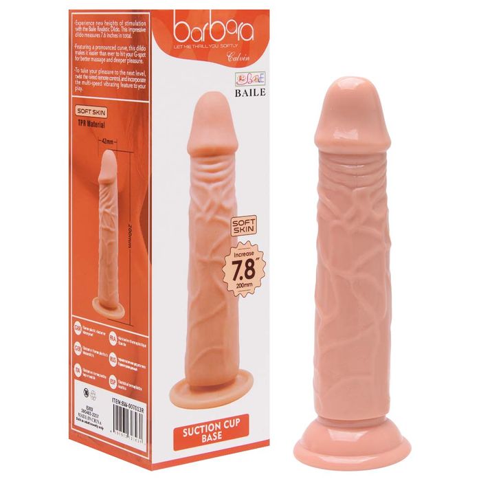 Pênis Realístico Barbara 20 X 4,2cm Baile Vipmix