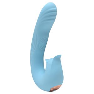 Vibrador Ponto G E Clitoris Lingua 10 Modos Sexy Import