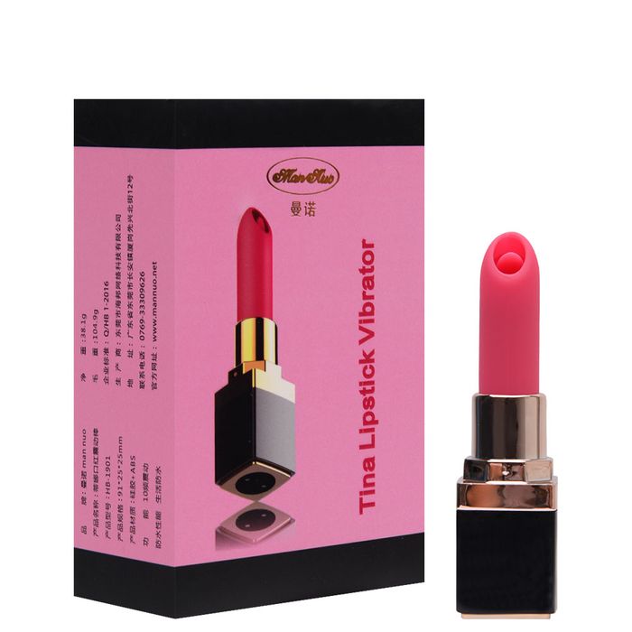 Vibrador Lipstick 10 Vibrações Recarregável Vipmix