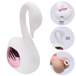 Vibrador Cisne 10 Vibracoes E Pulsacoes Vipmix