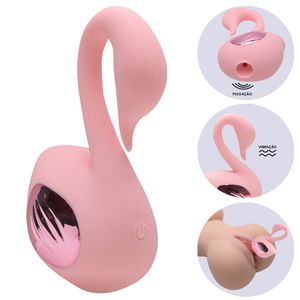 Vibrador Cisne 10 Vibracoes E Pulsacoes Vipmix