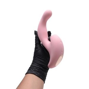 Vibrador Clitoriano Com Penetrador Ponto G Vera Vipmix