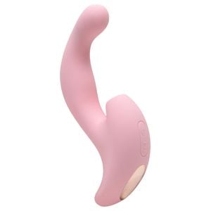 Vibrador Clitoriano Com Penetrador Ponto G Vera Vipmix