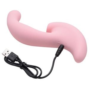 Vibrador Clitoriano Com Penetrador Ponto G Vera Vipmix