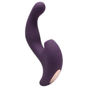 Vibrador Clitoriano Com Penetrador Ponto G Vera Vipmix