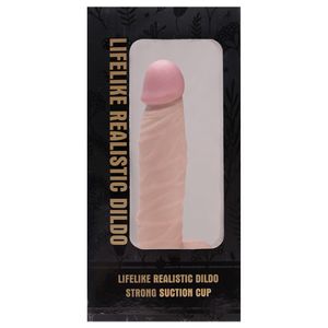 Penis Realistico Borracha Ventosa 21 X 4cm Vipmix