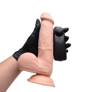 Penis Realistico Vibrador Ventosa 218 X 43cm Vipmix