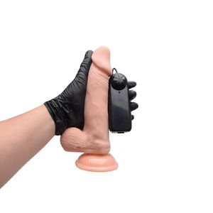 Penis Realistico Vibrador Ventosa 194 X 4cm Vipmix