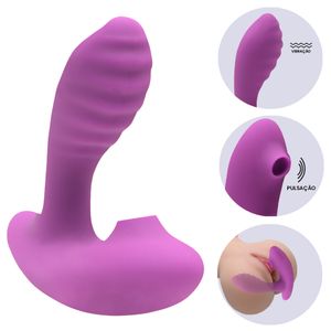 Vibrador Clitoriano Penetrador E Pulsacoes Vipmix