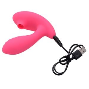 Vibrador Clitoriano Penetrador E Pulsacoes Vipmix