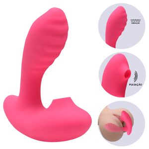 Vibrador Clitoriano Penetrador E Pulsacoes Vipmix