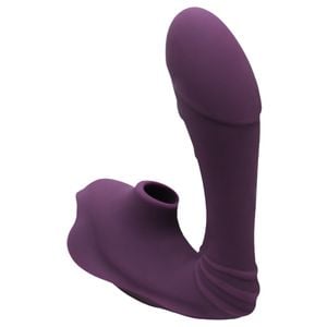 Vibrador Clitoriano Com Penetrador Ponto G Vipmix