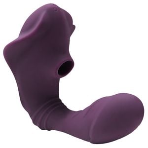 Vibrador Clitoriano Com Penetrador Ponto G Vipmix