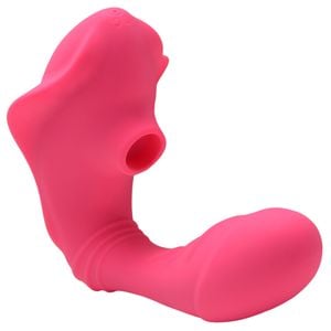 Vibrador Clitoriano Com Penetrador Ponto G Vipmix