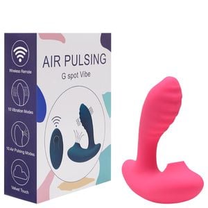 Vibrador Clitoriano Penetrador E Pulsacoes Vipmix