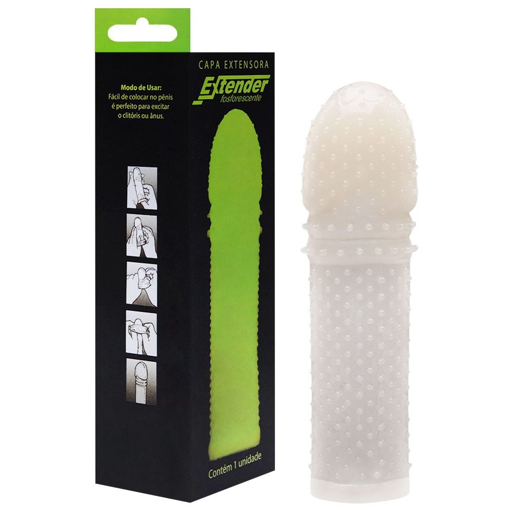 Capa Peniana Silicone Fosforescente Kgel