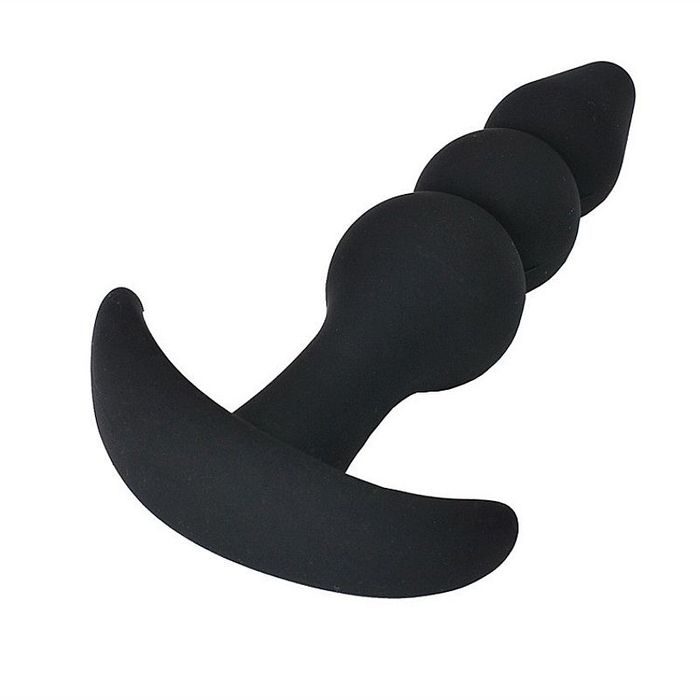 Plug Anal Escalonado Silicone 9,4cm X 2,4cm Sexy Import