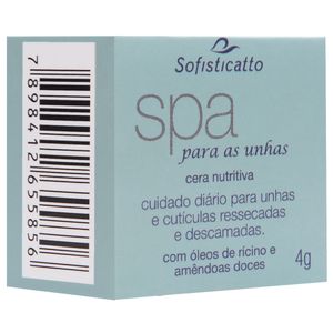 Spa Para Unhas Cera Nutritiva 4g Sofisticatto