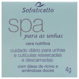 Spa Para Unhas Cera Nutritiva 4g Sofisticatto