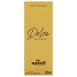 Dolce Mulher Deo Colonia Feminina 50ml Apinil