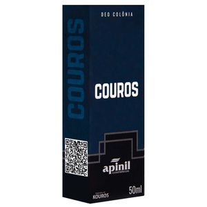 Couros Deo Colonia Masculina 50ml Apinil