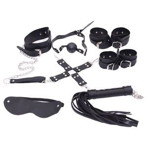 Kit Bondage Preto Completo Sexy Import