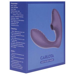 Vibrador Ponto G Pulsacao Carlota Sexy Import