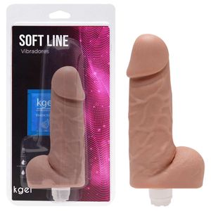 Penis Vibrador Interno 18 X 5cm Kgel